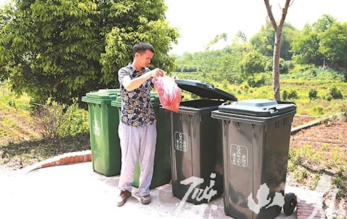 璧山試行農村垃圾分類 農村環境大為改善