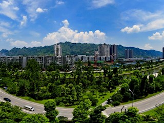 重慶最美街道璧山沿河路